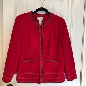 Wool blend jacket by Victor Costa